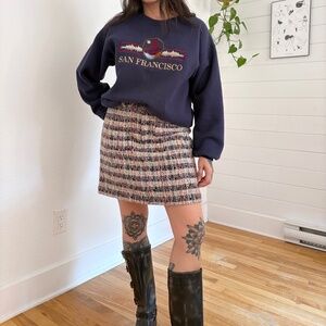 Scotch & soda tweed mini skirt